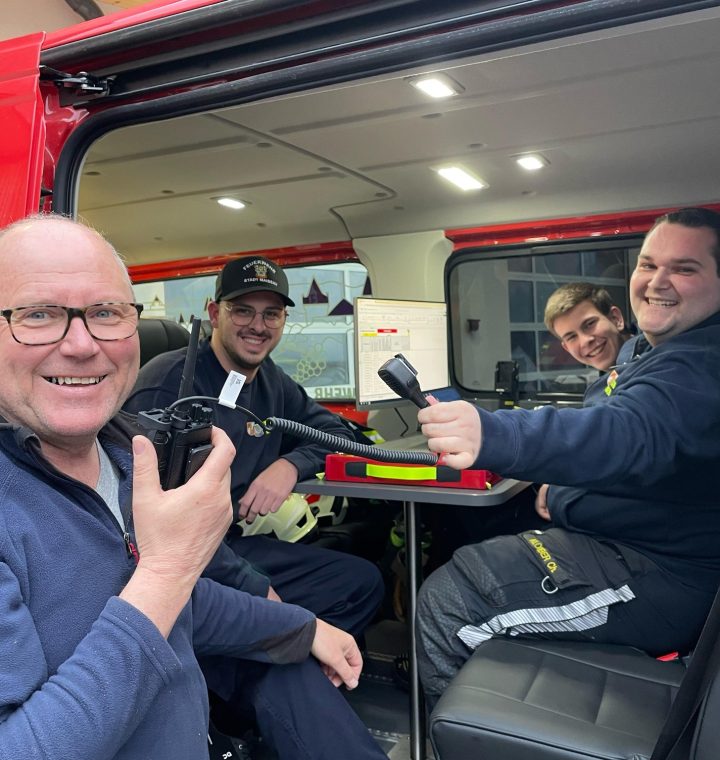 Unterabschnittsfunkübung in Limberg